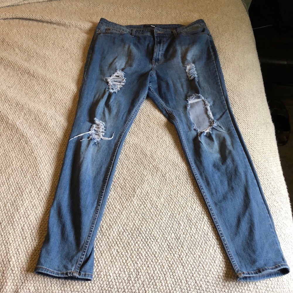 Fashion Nova high waisted skinny stretch jeans